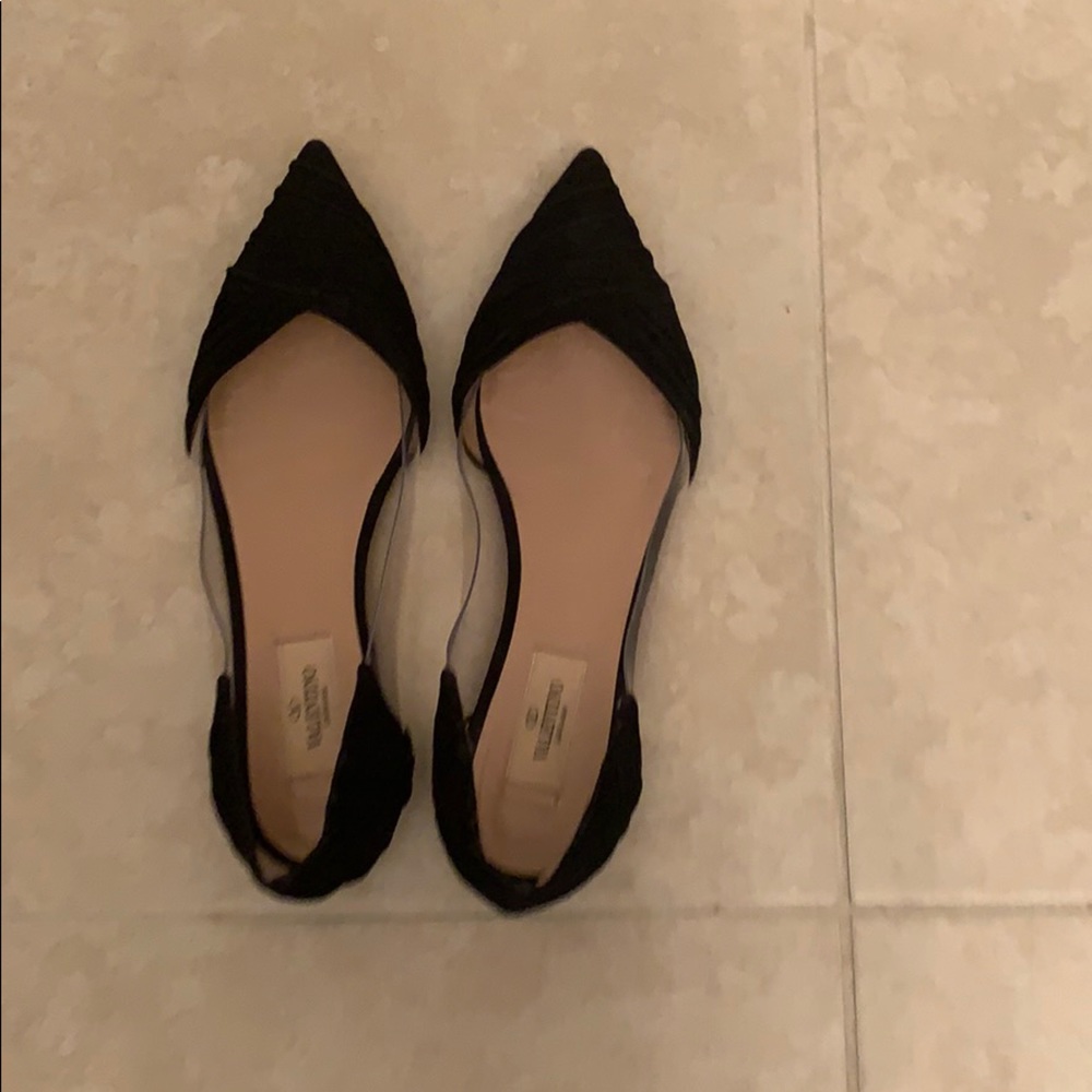 Valentino Garavani Suede ballet flats